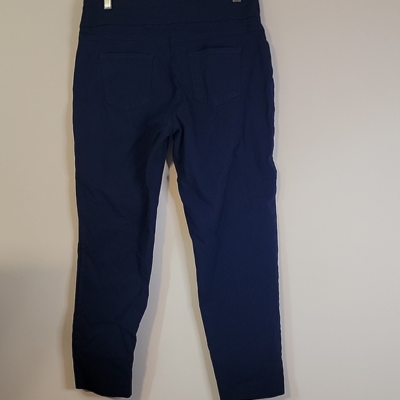 Ruby Rd. Navy Straight-Leg Pants - Picture 2 of 6